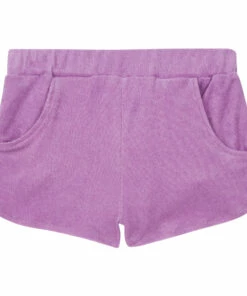 Top 10 ❤️ Terry Cloth Shorts Purple Simple Kids Fashion Teen, Children 💯