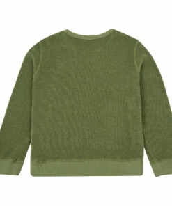 Wholesale 🎁 Terry Cloth Sweatshirt Green Zhoe & Tobiah Fashion Children 🎁 -Outlet Kids' Fashion Store terry cloth sweatshirt green zhoe tobiah fashion children 2