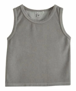 Top 10 😍 Terry Cloth Tank Top Grey Emile et Ida Fashion Children ✔️
