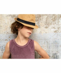 New 🔥 Terry Cloth Tank Top Purple Emile et Ida Fashion Children ✨ -Outlet Kids' Fashion Store terry cloth tank top purple emile et ida fashion children 2