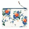 Budget 🤩 Tibetan Flowers Cotton Pouch Blue Lucas du Tertre Fashion Children, Adult ✨