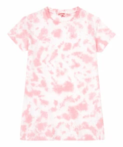 Best Sale 🌟 Tie-Dye 👗 Dress Pink Munsterkids Fashion Teen, Children 🎁
