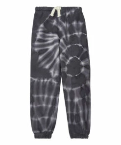 Discount 🔔 Tie-Dye Joggers Charcoal grey Californian Vintage Fashion Teen, Children 💯