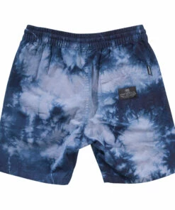 Flash Sale ⭐ Tie-Dye Shorts Navy blue Munsterkids Fashion Teen, Children ⌛ -Outlet Kids' Fashion Store tie dye shorts navy blue munsterkids fashion teen children 4