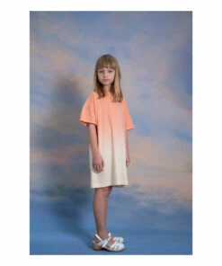 Discount ✔️ Tie-dye T-shirt 👗 Dress Orange Repose AMS Fashion Teen, Children ⭐ -Outlet Kids' Fashion Store tie dye t shirt dresstie dye t shirt dress orange repose ams fashion teen children 2