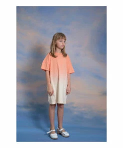 Discount ✔️ Tie-dye T-shirt 👗 Dress Orange Repose AMS Fashion Teen, Children ⭐ -Outlet Kids' Fashion Store tie dye t shirt dresstie dye t shirt dress orange repose ams fashion teen children 3