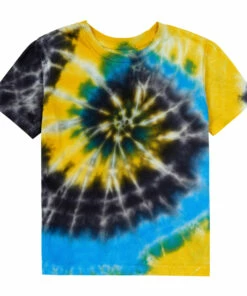 Buy 🔥 Tie-dye T-Shirt Black Californian Vintage Fashion Teen, Children 🤩
