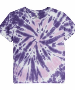 Top 10 🤩 Tie-dye T-Shirt Mauve Californian Vintage Fashion Teen, Children ✨