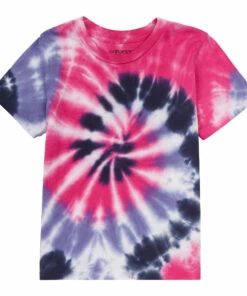 Best reviews of ✨ Tie-dye T-Shirt Purple Californian Vintage Fashion Teen, Children 👏