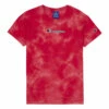 Discount 🎉 Tie-dye T-shirt Red Champion Fashion Teen, Children 🧨