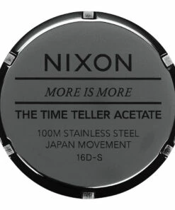 Budget 🤩 Time Teller Acetate Watch Black Nixon Fashion Teen, Children 💯 -Outlet Kids' Fashion Store time teller acetate watchtime teller acetate watch black nixon fashion teen children 3
