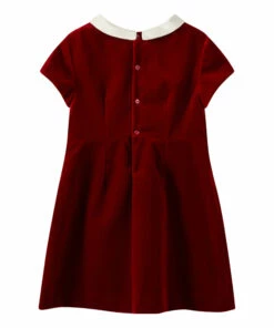 Best deal 👏 Tini Velvet 👗 Dress - 🎅 Christmas Collection - Red Bonpoint Fashion Children ⌛ -Outlet Kids' Fashion Store tini velvet dress christmas collection red bonpoint fashion children 2