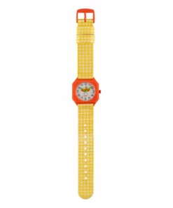 Deals โค๏ธ Tinycottons x Mini Kyomo - Vichy Watch Yellow Mini Kyomo Fashion Children ๐