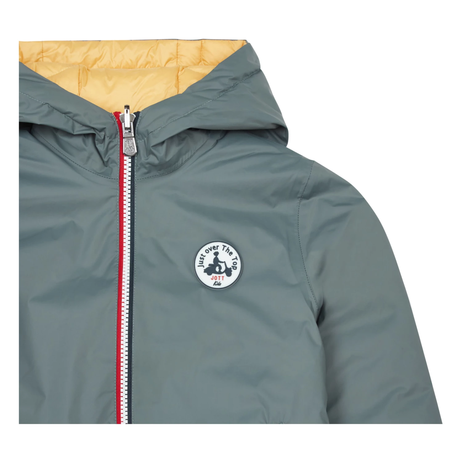 Wholesale โจ Tokyo Reversible Waterproof Down Jacket Grey Jott Fashion Teen, Children ๐ 2 Wholesale โจ Tokyo Reversible Waterproof Down Jacket Grey Jott Fashion Teen, Children ๐ - Image 2