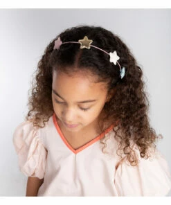 Discount 😀 Tokyo Star Headband Pale pink Mimi & Lula Fashion Children ❤️ -Outlet Kids' Fashion Store tokyo star headbandtokyo star headband pale pink mimi lula fashion children 2