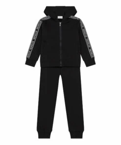 Promo ❤️ Top and Bottom Set Black Moncler Fashion Teen, Children 💯