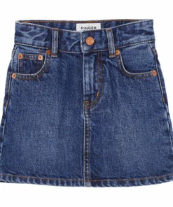 Best Pirce 👍 Tory Denim Skirt Denim Finger in the nose Fashion Teen, Children 😍