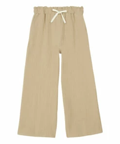 Promo ๐งจ Tosca Cotton Muslin Trousers Beige Marlot Paris Fashion Children ๐งจ