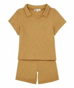 Deals 👏 Traveller Organic Cotton Pyjama Set Beige Risu Risu Fashion Children 🌟
