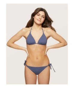 Best Pirce 👏 Triangle 👙 Bikini Top Petrol blue Miska Paris Fashion Teen, Children 🛒 -Outlet Kids' Fashion Store triangle bikini top petrol blue miska paris fashion teen children 2