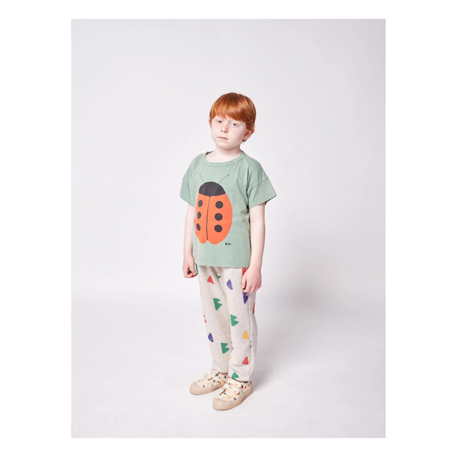 Cheapest ✔️ Triangle Joggers Heather grey Bobo Choses Fashion Children ⌛ 4 Cheapest ✔️ Triangle Joggers Heather grey Bobo Choses Fashion Children ⌛ - Image 4