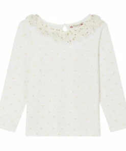 Coupon 💯 Tulle T-shirt - Adult Collection- Ecru Bonpoint Fashion Children 😍