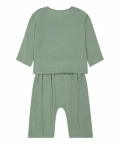 Budget 🎉 Tunisian + Zac Organic Cotton Trousers Green clay Numero 74 Fashion Children 🔔 -Outlet Kids' Fashion Store tunisian zac organic cotton trouserstunisian zac organic cotton trousers green clay numero 74 fashion children 2