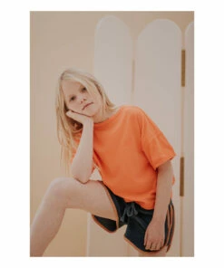 Flash Sale 👏 Two-tone Shorts Dark grey Repose AMS Fashion Teen, Children ⌛ -Outlet Kids' Fashion Store two tone shortstwo tone shorts dark grey repose ams fashion teen children 4