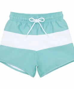Hot Sale ✔️ Two-Tone Swim Trunks Blue Minnow Fashion Children ⌛