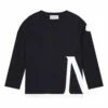 Discount ⌛ Two-Tone T-Shirt Black Moncler Fashion Teen, Children 🌟