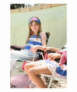 Best Sale 🔔 Two-Tone Top Blue Piupiuchick Fashion Children 🌟 -Outlet Kids' Fashion Store two tone top blue piupiuchick fashion children 2