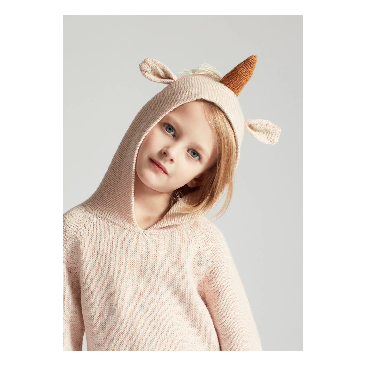 Brand new ๐ Unicorn Baby Alpaca Burnous Pale pink Oeuf NYC Fashion Baby, Children โค๏ธ 2 Brand new ๐ Unicorn Baby Alpaca Burnous Pale pink Oeuf NYC Fashion Baby, Children โค๏ธ - Image 2