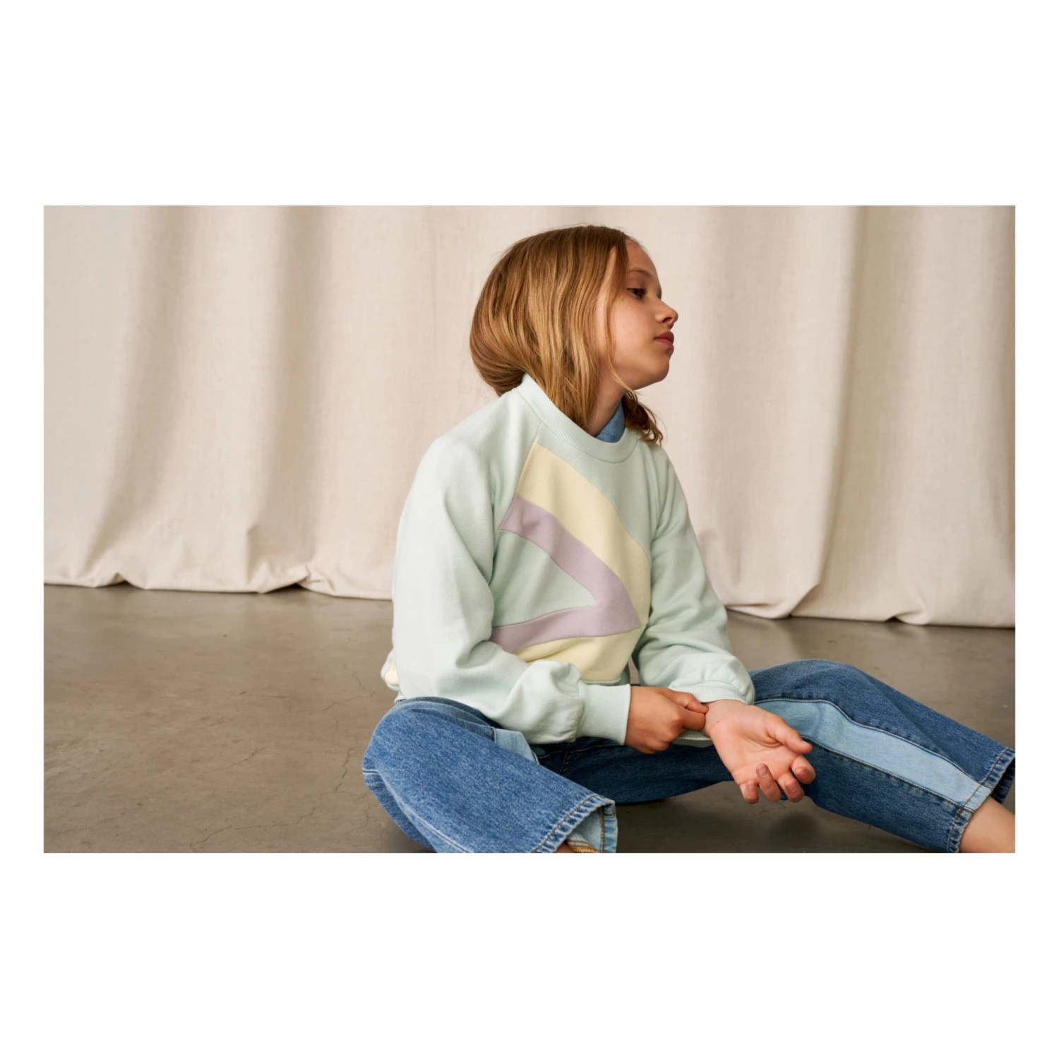 Wholesale โ๏ธ Vaja Sweatshirt Pale blue Bellerose Fashion Teen, Children ๐ฅ 6 Wholesale โ๏ธ Vaja Sweatshirt Pale blue Bellerose Fashion Teen, Children ๐ฅ - Image 6