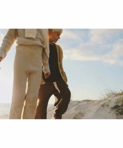 Flash Sale 👏 Valan Organic Cotton Waffle Trousers Chocolate Yoli & Otis Fashion Children 😍 -Outlet Kids' Fashion Store valan organic cotton waffle trousers chocolate yoli otis fashion children 3