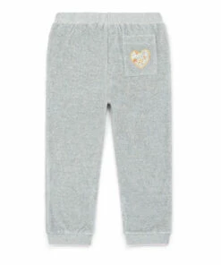 Flash Sale 🛒 Velour Joggers Heather grey Bonton Fashion Children 🎁 -Outlet Kids' Fashion Store velour joggers heather grey bonton fashion children 2
