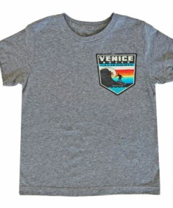 Best reviews of 👏 Venice T-shirt Grey Californian Vintage Fashion Teen, Children 👍