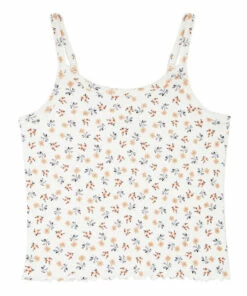 Best Sale 😀 Vera Tank Top White the new society Fashion Teen, Children 🔥