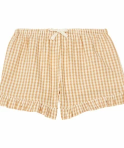 Best reviews of ✨ Birch Organic Cotton Gingham Hat Yellow Konges Slojd Fashion Baby, Children 🔥