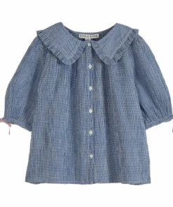 Cheap ❤️ Vichy Blouse Blue Emile et Ida Fashion Children ⌛