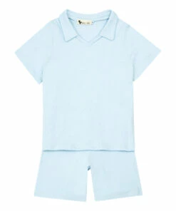 Best Sale 👏 Voyageur Pyjama Top & Bottom Set Light blue Risu Risu Fashion Teen, Children 🔥