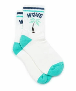New 🧨 Wave 🧦 Socks White Bonton Fashion Teen, Children 😍