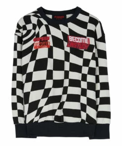 Deals 👏 Wave Sweatshirt - Finger In The Nose x Ornamental Conifer Collaboration Black Finger in the nose Fashion Teen, Children 🌟