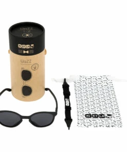Flash Sale 🎁 Wazz 👓 Sunglasses with Removable Strap Black KI ET LA Fashion Baby, Children 🛒 -Outlet Kids' Fashion Store wazz sunglasses with removable strapwazz sunglasses with removable strap black ki et la fashion baby children 4