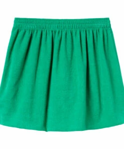 Best Sale 🤩 Wombat Plain Terry Cloth Skirt Green The Animals Observatory Fashion Children 😍 -Outlet Kids' Fashion Store wombat plain terry cloth skirt green the animals observatory fashion children 3