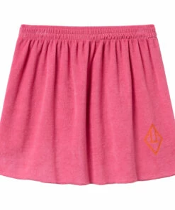 Brand new ✔️ Wombat Plain Terry Cloth Skirt Pink The Animals Observatory Fashion Children 🤩