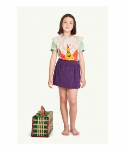 Best Sale 👍 Wombat Terry Cloth Skirt Purple The Animals Observatory Fashion Children 💯 -Outlet Kids' Fashion Store wombat terry cloth skirt purple the animals observatory fashion children 2