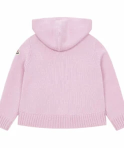 Hot Sale ⌛ Wool Cardigan Dusty Pink Moncler Fashion Teen, Children 😍 -Outlet Kids' Fashion Store wool cardiganwool cardigan dusty pink moncler fashion teen children 2