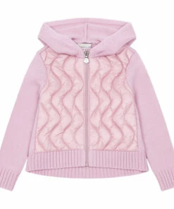 Hot Sale ⌛ Wool Cardigan Dusty Pink Moncler Fashion Teen, Children 😍