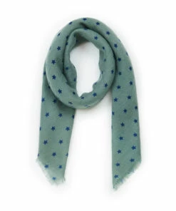Deals 😀 Woollen Star Scarf Blue Bonton Fashion Children 🎁