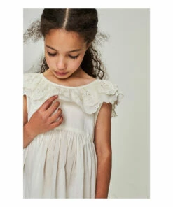 Deals 🤩 Wren Nightgown Blanc/&Eacute;cru Faune Fashion Children 🎉 -Outlet Kids' Fashion Store wren nightgown blanc eacute cru faune fashion children 2